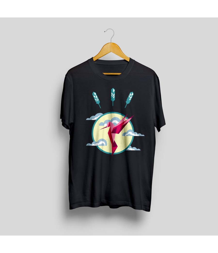 T-shirt imprimé colibri