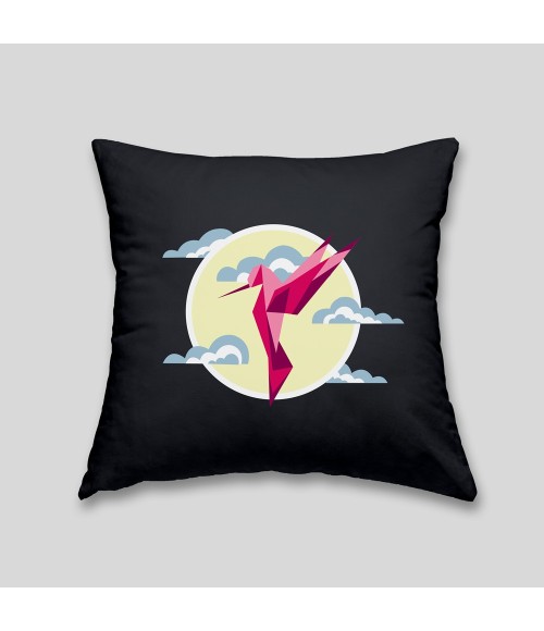 Hummingbird cushion