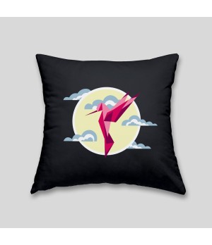 Hummingbird cushion